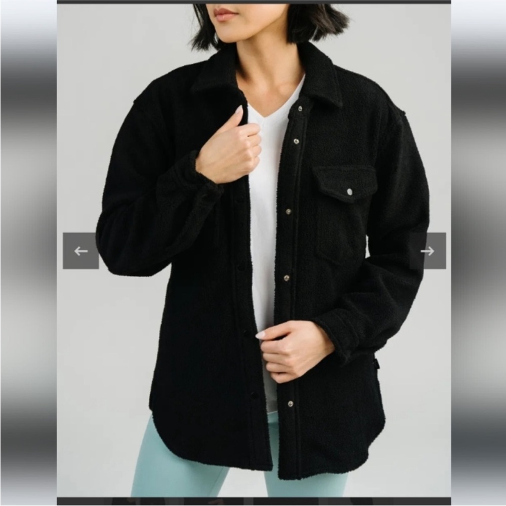 Black Naya Shirt Jacket